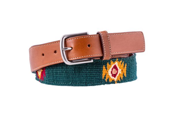 Guatemalan Forest Green Polo Belt